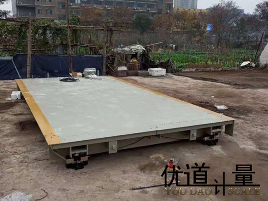 江苏顺丰物流货运中心2.5x5米10吨电子地磅案例